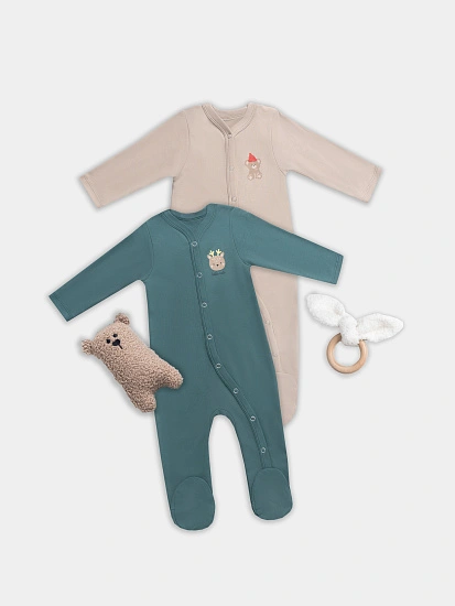 картинка КОМБИНЕЗОН НАТЕЛЬНЫЙ ДЕТСКИЙ (2ШТ.) от магазина Одежда+