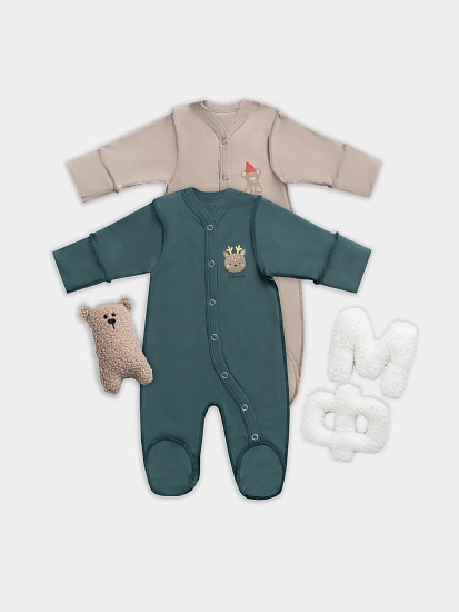 картинка КОМБИНЕЗОН НАТЕЛЬНЫЙ ДЕТСКИЙ (2ШТ.) от магазина Одежда+