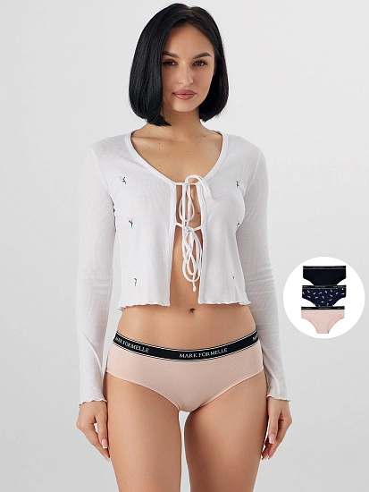 картинка ТРУСЫ ЖЕНСКИЕ (3ШТ.) от магазина стильной одежды Mark Formelle