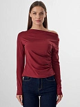 Джемпер женский бордовый