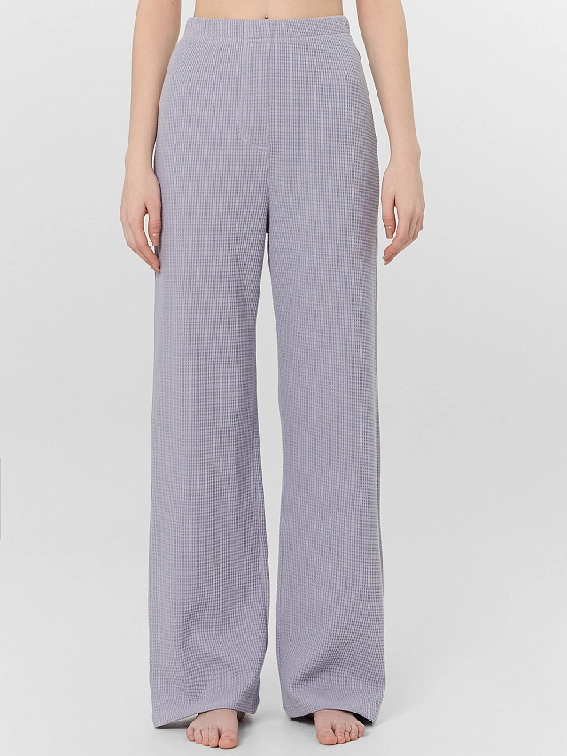 Брюки домашние женские серые - 3