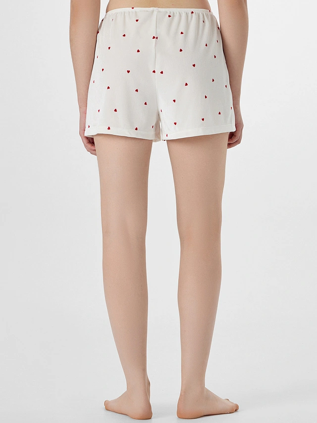 Комплект домашний женский белый велюровый - 8