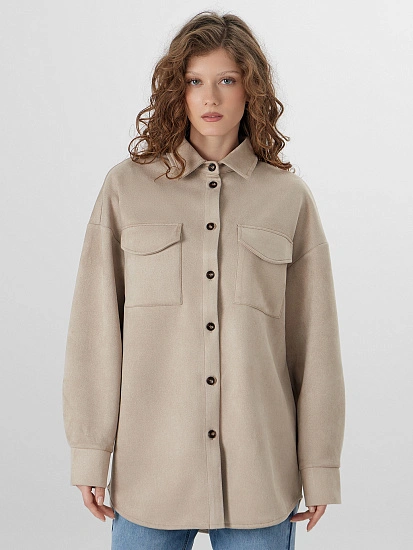 картинка Жакет женский бежевый от магазина стильной одежды Mark Formelle