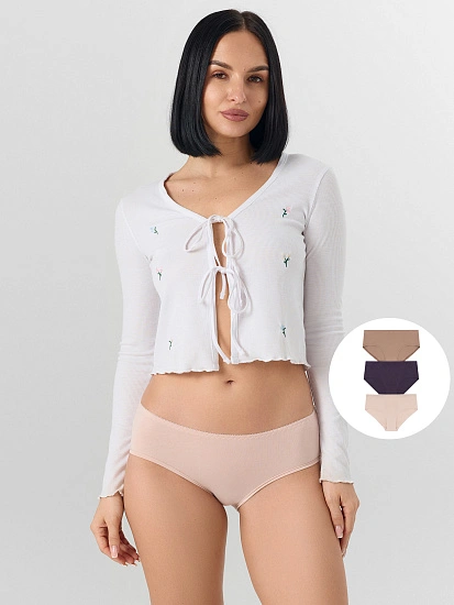 картинка Трусы шорты женские в наборе, 3 шт от магазина стильной одежды Mark Formelle