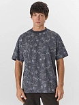 Футболка мужская серая с узором