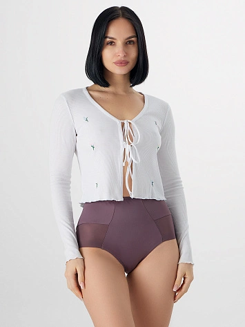 Трусы макси женские фиолетовые