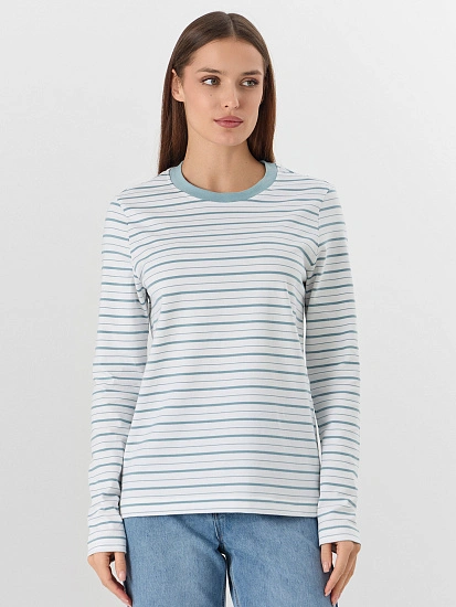 картинка Джемпер женский в полоску  от магазина стильной одежды Mark Formelle