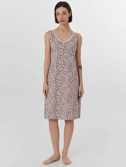 картинка Сорочка ночная женская с леопардовым принтом от магазина стильной одежды Mark Formelle