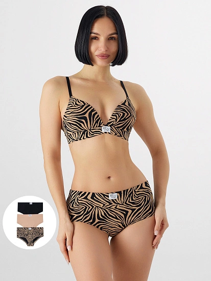 картинка Трусы шорты женские в наборе, 3 шт от магазина стильной одежды Mark Formelle