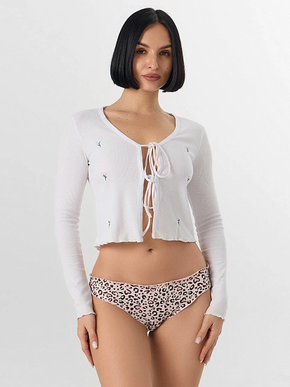 картинка Трусы слипы женские с леопардовым принтом от магазина стильной одежды Mark Formelle