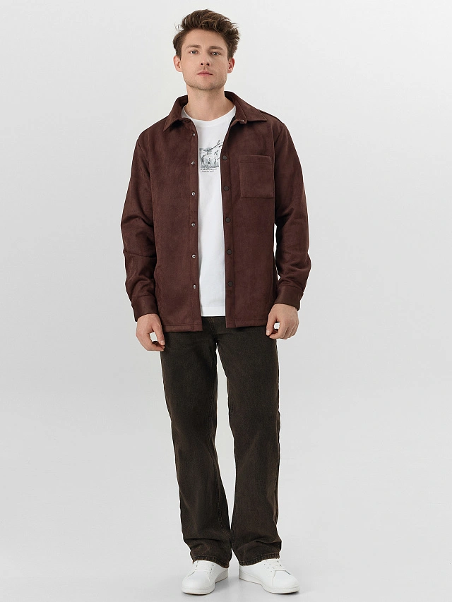 Жакет мужской коричневый - 7