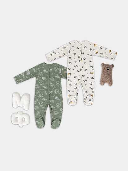 картинка КОМБИНЕЗОН НАТЕЛЬНЫЙ ДЕТСКИЙ (2ШТ.) от магазина Одежда+