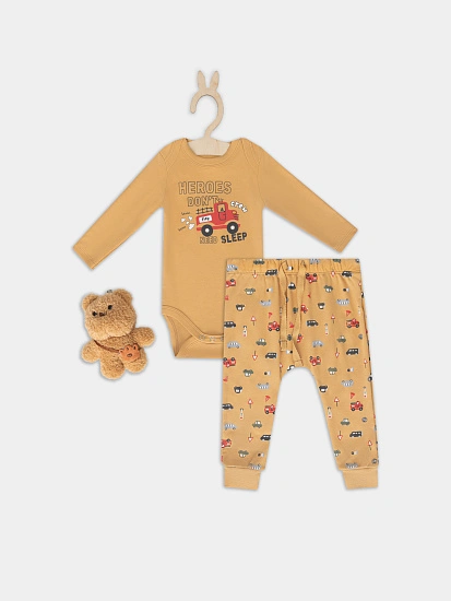 картинка КОМПЛЕКТ ДЕТСКИЙ (БОДИ, ПОЛЗУНКИ) от магазина Одежда+