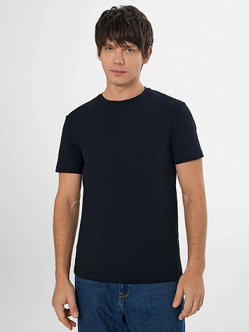 Футболка мужская базовая черная