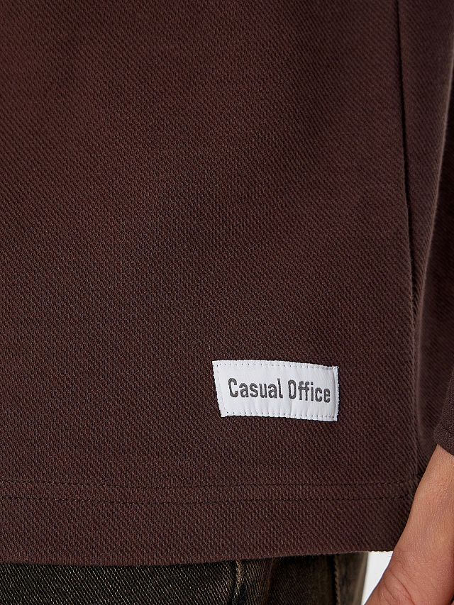 Жакет мужской на пуговицах коричневый - 8