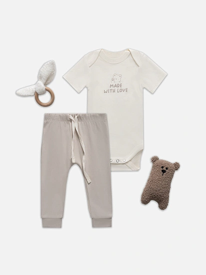 картинка КОМПЛЕКТ ДЕТСКИЙ (БОДИ, ПОЛЗУНКИ) от магазина Одежда+