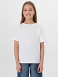 Футболка базовая для девочек белая