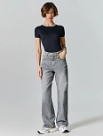 Джинсы женские wide leg серые