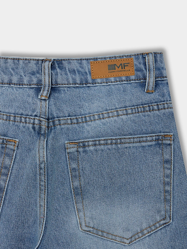 Джинсы женские wide leg синие - 8