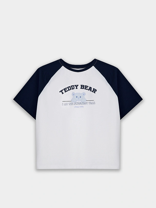 Комплект домашний женский: футболка и бриджи - 7