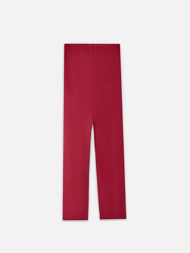 Брюки бананы женские терракотовые - 8