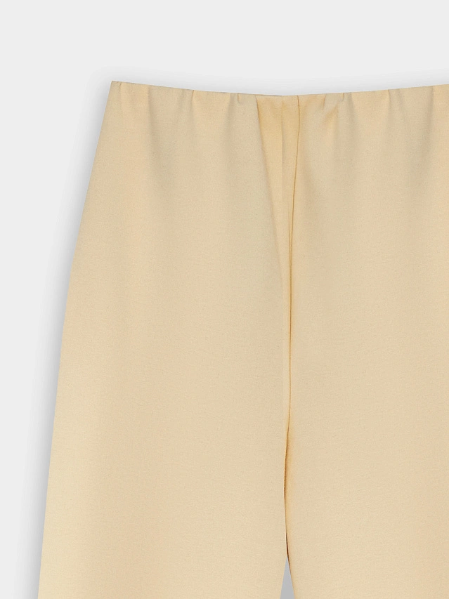 Брюки бананы женские бежевые - 7