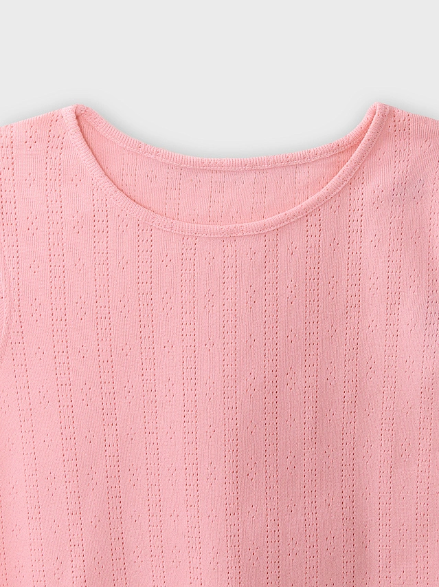 Комплект домашний для девочек розовый - 8