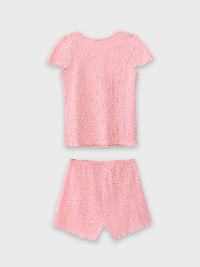 Комплект домашний для девочек розовый - 9