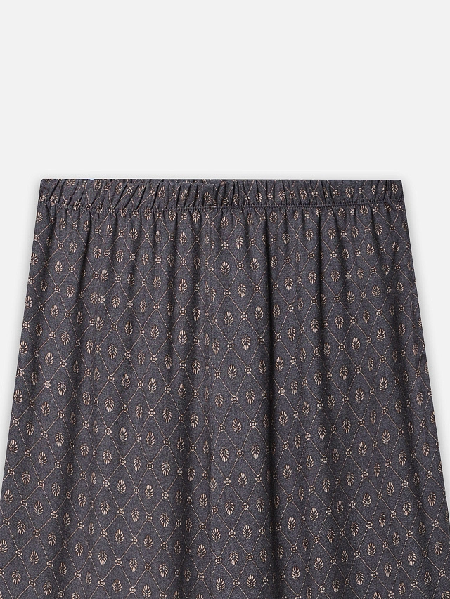 Комплект домашний женский серый с узором - 8