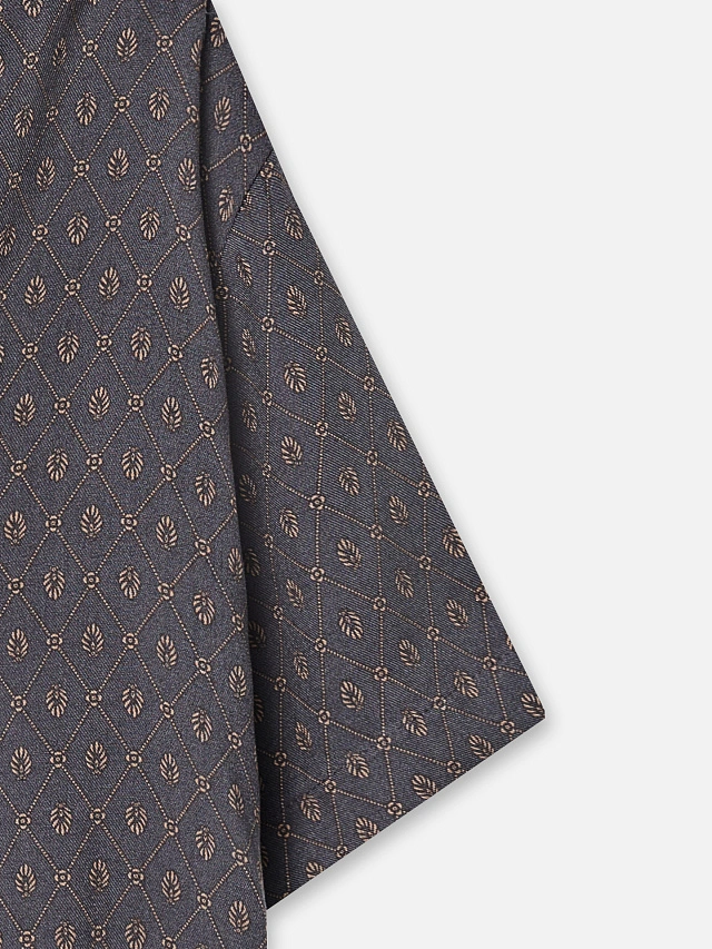 Комплект домашний женский серый с узором - 10