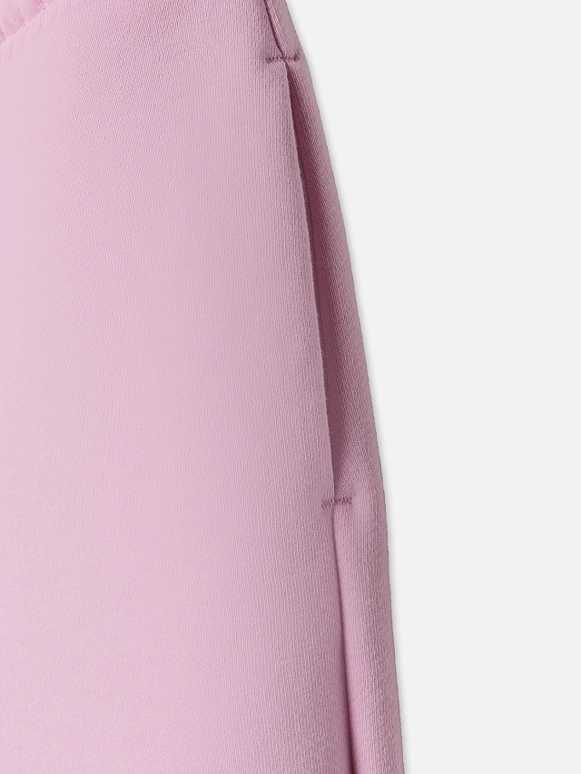 Теплые брюки женские розовые с начесом - 7