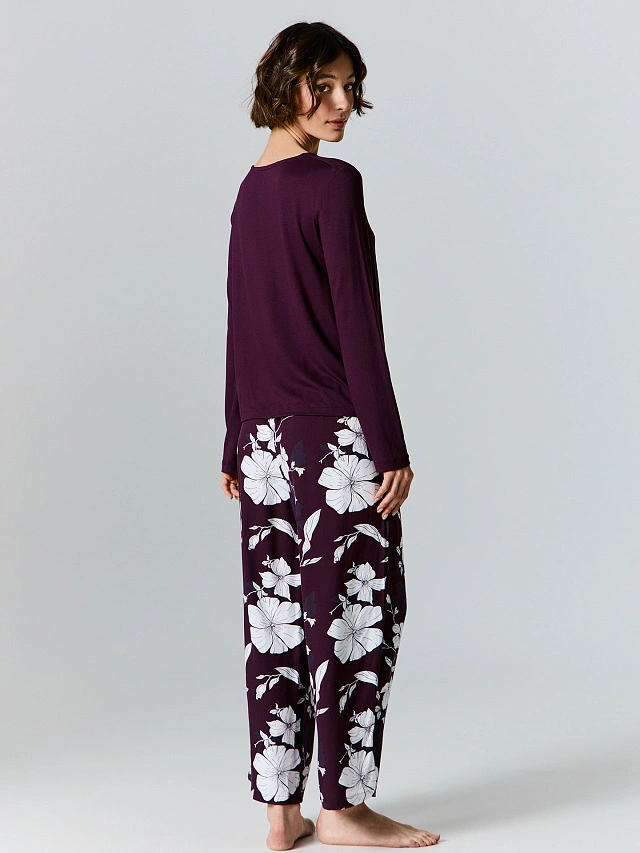 Комплект домашний женский: джемпер и бриджи - 3