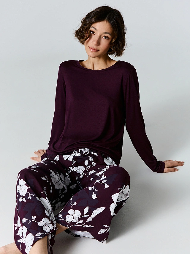 Комплект домашний женский: джемпер и бриджи - 4