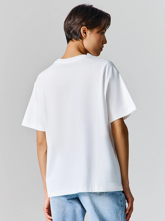 Футболка женская белая "Белорусы не говорят..." - 4