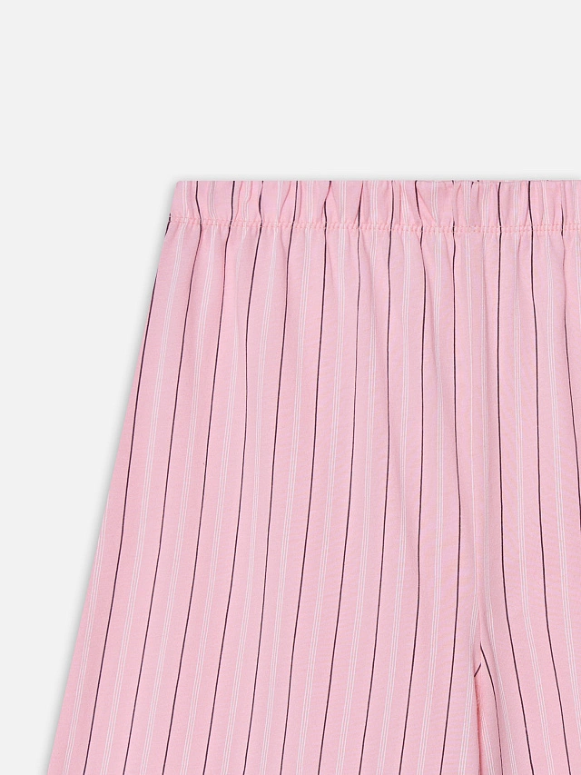 Комплект домашний женский розовый: джемпер и шорты - 7