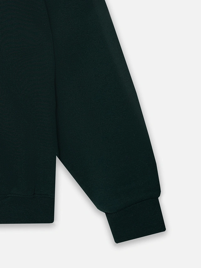 Теплый комплект женский зеленый с начесом - 9