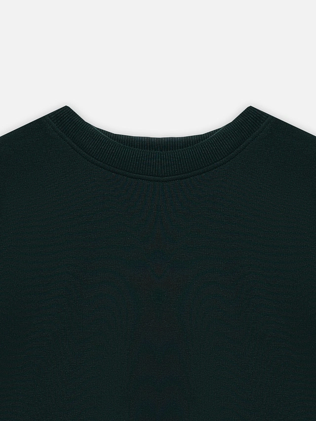 Теплый комплект женский зеленый с начесом - 10