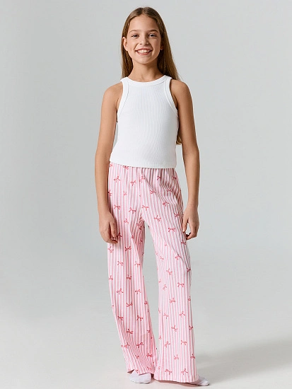 картинка БРЮКИ ДЛЯ ДЕВОЧЕК ДОМАШНИЕ от известного бренда одежды для девочек Mark Formelle