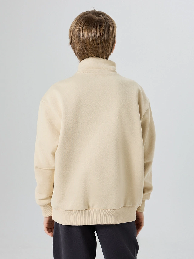 Толстовка для мальчиков бежевая - 2