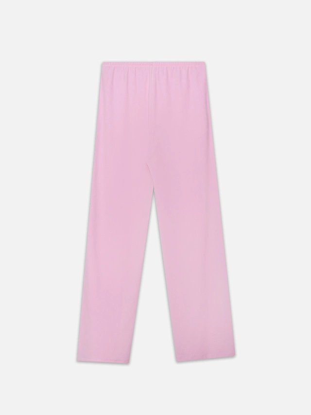 Брюки женские розовые велюровые - 8