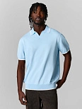 Поло мужское голубое