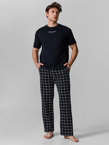 Комплект домашний мужской черный