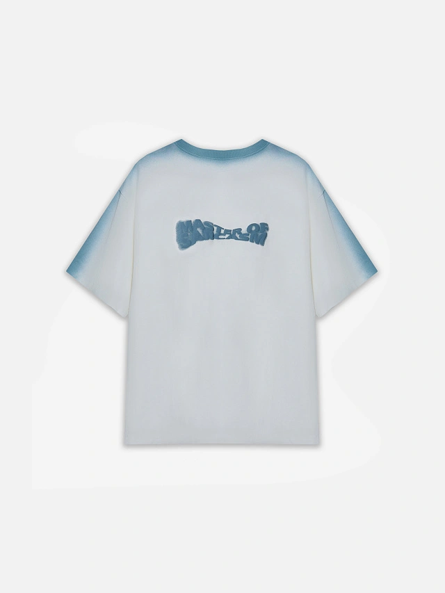 Футболка оверсайз женская белая с надписью "Master of sarcasm" - 7