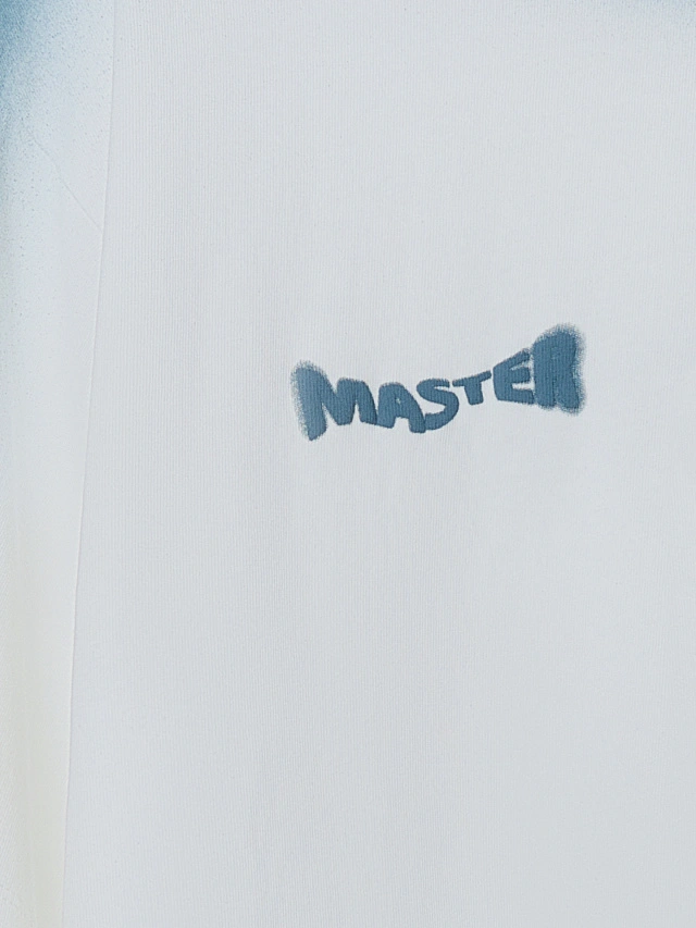 Футболка оверсайз женская белая с надписью "Master of sarcasm" - 9