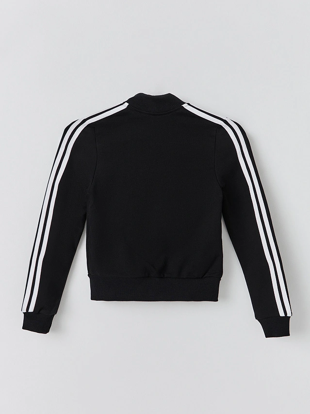 Комплект для девочек черный с лампасами - 8