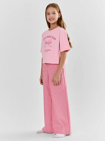 Комплект для девочек (футболка, брюки)