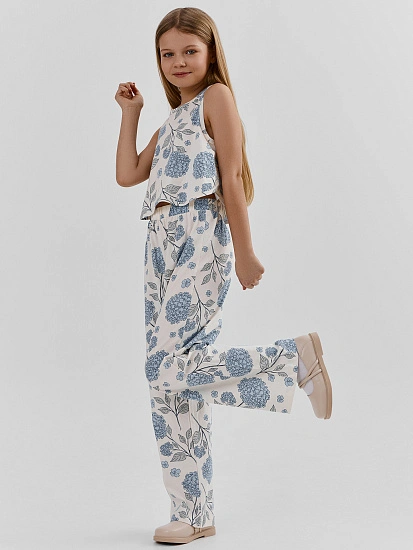 картинка Комплект для девочек: топ и брюки от известного бренда одежды для девочек Mark Formelle