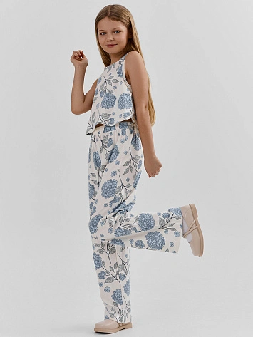 Комплект для девочек (топ, брюки)