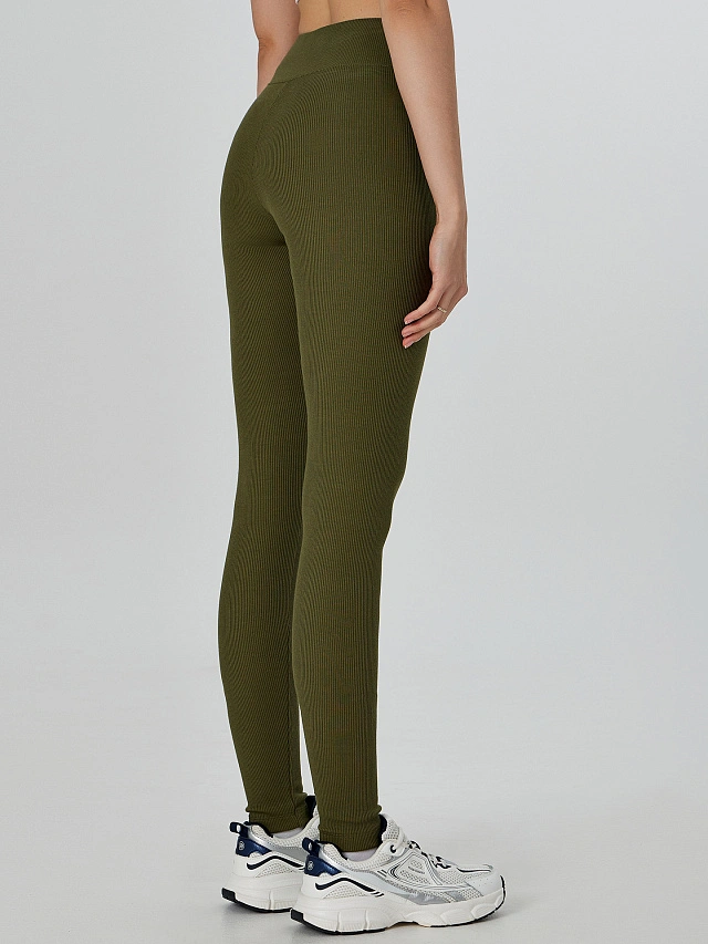 Легинсы для девочек зеленые - 2