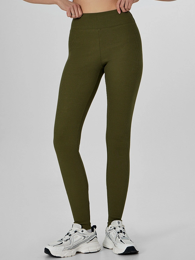 Легинсы для девочек зеленые - 3